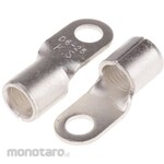 RS PRO RS Pro Non-insulated round crimp terminal, Stud diameter: 6.5mm, 4AWG to 4AWG