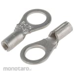 RS PRO RS Pro Non-insulated round crimp terminal, Stud diameter: M5, 22AWG to 16AWG