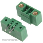 RS PRO RS Pro PCB terminal block, 155 series, 3.5mm pitch, 1 row, 2 poles, green