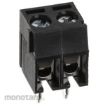 RS PRO RS Pro PCB terminal block, 3.5mm pitch, 1 row, 2 poles, black