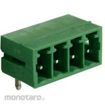 RS PRO RS Pro PCB terminal block, 3.81mm pitch, 1 row, 4 poles, green