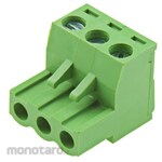 RS PRO RS Pro PCB terminal block, 5.08mm pitch, 1 row, 3 poles, green