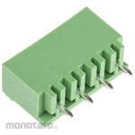 RS PRO RS Pro PCB terminal block, 5.08mm pitch, 1 row, 4 poles, green