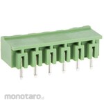 RS PRO RS Pro PCB terminal block, 5.08mm pitch, 1 row, 6 poles, green