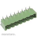 RS PRO RS Pro PCB terminal block, 5.08mm pitch, 1 row, 8 poles, green