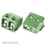 RS PRO RS Pro PCB terminal block, 5mm pitch, 1 row, 2 poles, green
