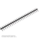 RS PRO RS Pro PCB terminal block, 5mm pitch, 1 row, 24 poles, black