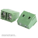 RS PRO RS Pro PCB terminal block, 7.5mm pitch, 1 row, 2 poles, green