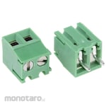 RS PRO RS Pro PCB terminal strip, 3.5mm pitch, 1 row, 2 poles, green