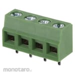 RS PRO RS Pro PCB terminal strip, 5.08mm pitch, 1 row, 4 poles, green