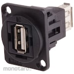 RS PRO RS Pro XLR format USB 2.0 A socket straight nickel plated