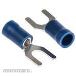 RS PRO RS Pro Y-shaped crimp terminal, blue 1.5 → 2.5mm2 16AWG to, 14AWG