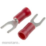 RS PRO RS Pro Y-shaped crimp terminal, red 0.5 → 1.5mm2 22AWG to, 16AWG
