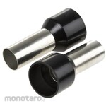 RS PRO RS Pro crimp boot lace ferrule, insulated, black