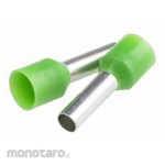 RS PRO RS Pro crimp boot lace ferrule, insulated, green