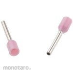 RS PRO RS Pro crimp boot lace ferrule, insulated, pink