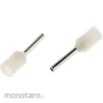 RS PRO RS Pro crimp boot lace ferrule, insulated, white