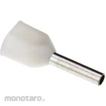 RS PRO RS Pro crimp boot lace ferrule, insulated, white