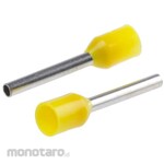 RS PRO RS Pro crimp boot lace ferrule, insulated, yellow