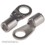 RS PRO RS Pro non-insulated round crimp terminal, stud diameter: # 6, 16AWG to 14AWG