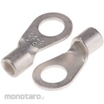 RS PRO RS Pro non-insulated round crimp terminal, stud diameter: 6.5mm, 12AWG to 10AWG