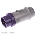 RS PRO RS Pro power connector (industrial connector), cable mount, plug, purple