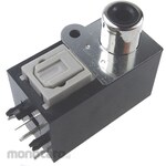 RS PRO RS Pro, fiber optic connector, jack, Toslink, black