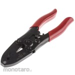 RS PRO Ratchet crimp tool w/red handle,75ohm