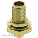 RS PRO SMA bulkhead RS Pro, jack, straight, contact: gold-plated