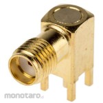 RS PRO SMA coaxial connector RS Pro, jack, right angle, contact: gold-plated