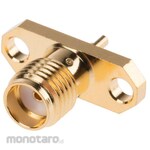 RS PRO SMA coaxial connector RS Pro, jack, straight, contact: gold-plated