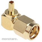 RS PRO SMA coaxial connector RS Pro, plug, right angle, contact: gold plated