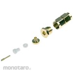 RS PRO SMA coaxial connector RS Pro, plug, straight, contact: gold-plated