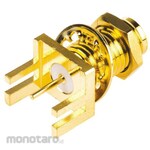 RS PRO SMA coaxial connector end launch RS Pro, jack, straight, contact: gold-plated