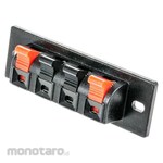 RS PRO Speaker Terminal 4 Pole Female Straight Panel Mount