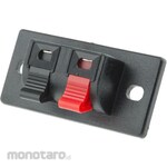 RS PRO Speaker Terminals RS Pro 2 Pole Female Straight Panel Mount