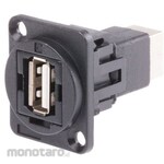 RS PRO USB connector, USB2.0, female RS PRO, number of ports: 1