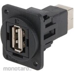 RS PRO USB connector, USB2.0, female RS Pro, number of ports: 1