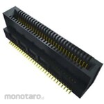 SAMTEC MEC8-RA1 0.88 Pitch Single Row Right Angle SMT Female Card Edge Connector 1 Set 90 Pieces