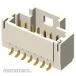 SAMTEC PCB connection pin header, 4 poles, 1 mm, 1 row, 1 set, 2 pieces