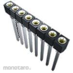 SAMTEC PCB connection socket, 1 pole, 2.54mm, 1 row, through hole