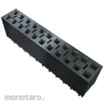 SAMTEC PCB connection socket, 20 poles, 2.54mm, 2 row, through hole