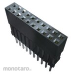 SAMTEC PCB connection socket, 26 poles, 2.54mm, 2 row, through hole