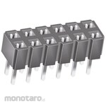 SAMTEC Samtec PCB Socket, 12-way, 2.54mm, 2-row, Through-hole Mount