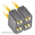 SAMTEC Samtec PCB Socket, 4-pole, 2.54mm, 2-row, Through-hole Mount