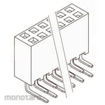 SAMTEC Samtec PCB Socket, 50 Position, 2.54mm, 2 Row, Through Hole Mount