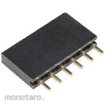 SPARKFUN Header - 6-pin Female PTH, 0.1inch