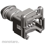 Tyco Electronics Japan Automotive Connector, 2-Pos., Female, Gray Cable Mount Te Connectivity Junior Timer Series