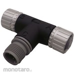 OMRON Round Waterproof Connector (M12) T Joint Plug/Socket XS2