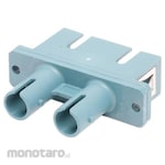 RS PRO ST to SC Single Mode Duplex Fibre Optic Adapter